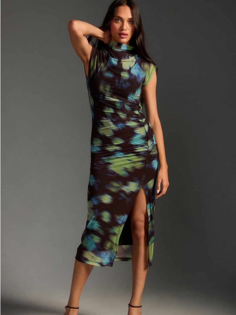Anthropologie Maya Ruched Dress